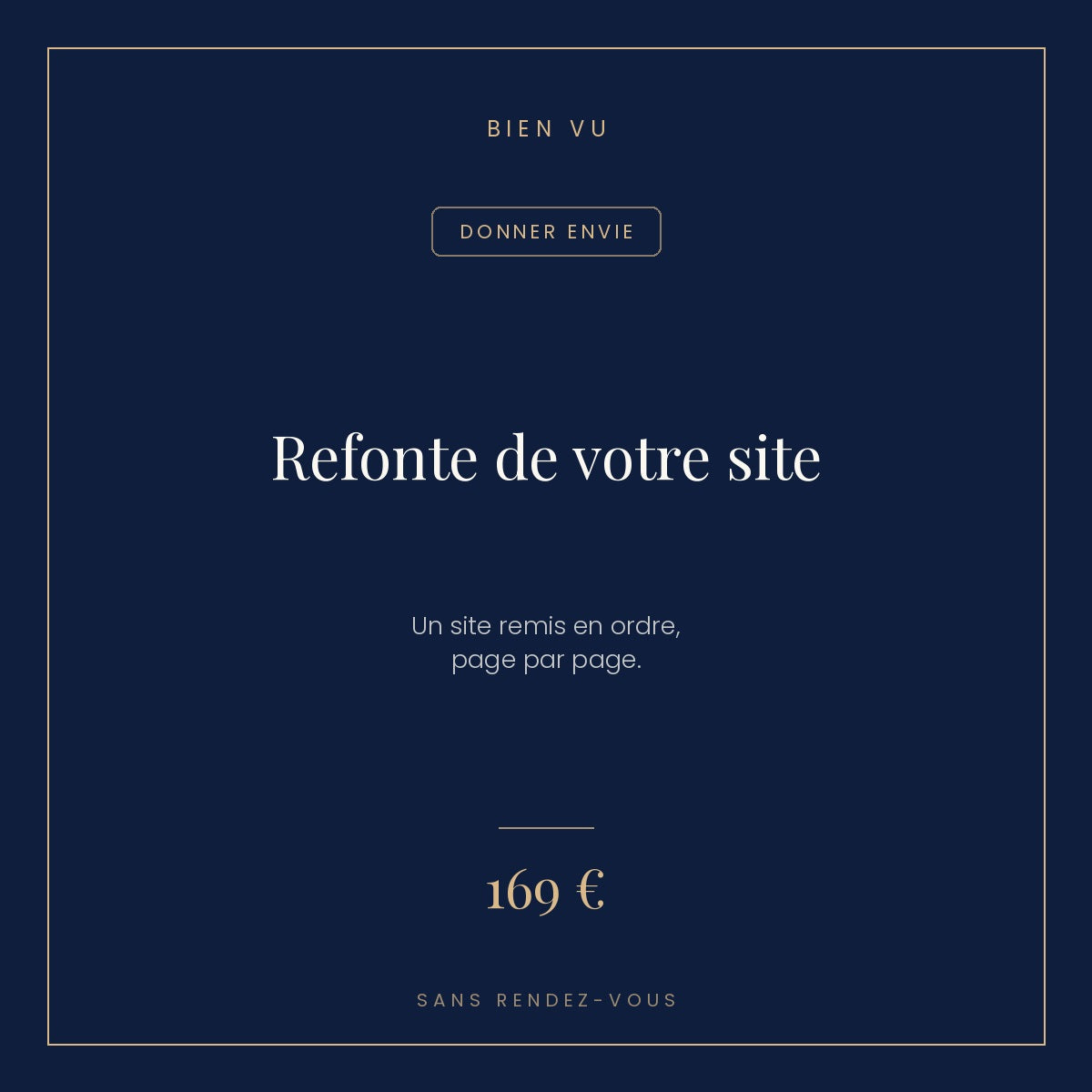 Refonte de votre site Shopify, Bien Vu